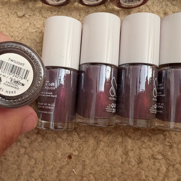 Olive and June Quick Dry Assorted Nail Polish Set - 6 with each order - Picture 3 of 13